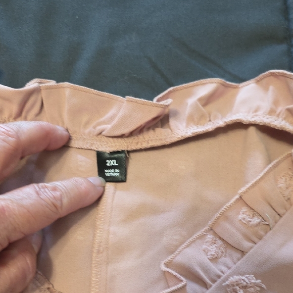 SHEIN Pink Ruffle Blouse - Picture 5 of 8